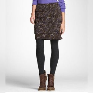 Tory Burch Florence Silk Ruffled Tiered Skirt Size 10, MSRP $325